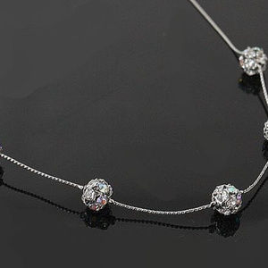 Lia Sophia "Crystal Ball" Necklace